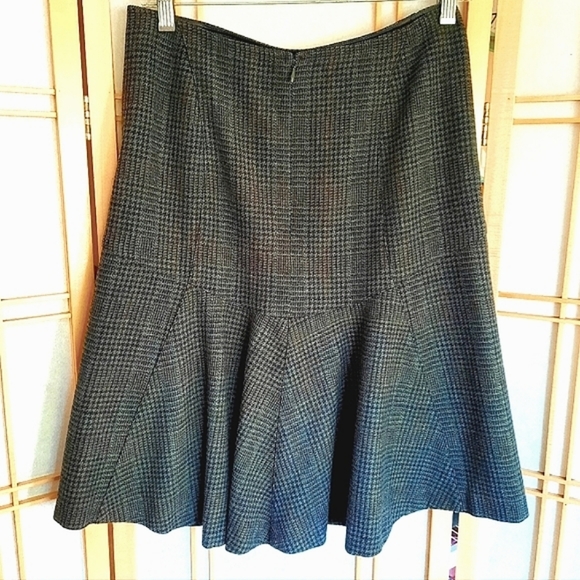 Jigsaw Dresses & Skirts - Vintage Jigsaw Wool Tweed Midi Skirt Size 14 UK/US 10